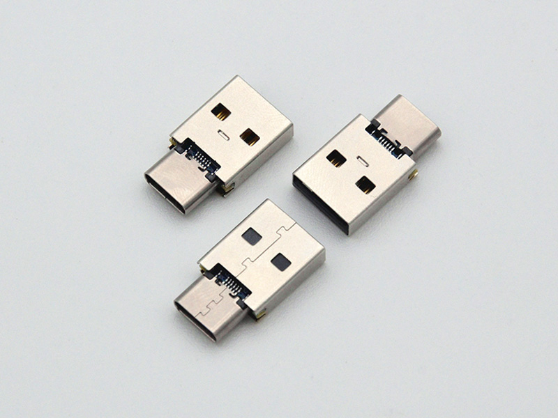 USB 2.0 AM 转TYPE CF 16P 双56K 电阻
